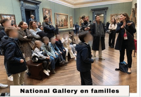 Londres Accueil : Visite guidée en famille de la National Gallery