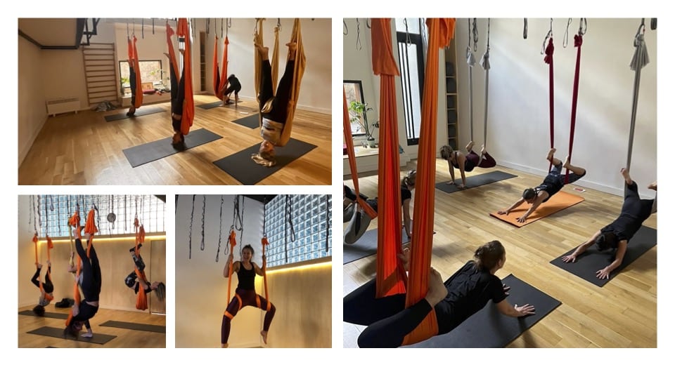 Ankara Accueil: Activité de yoga aérien!