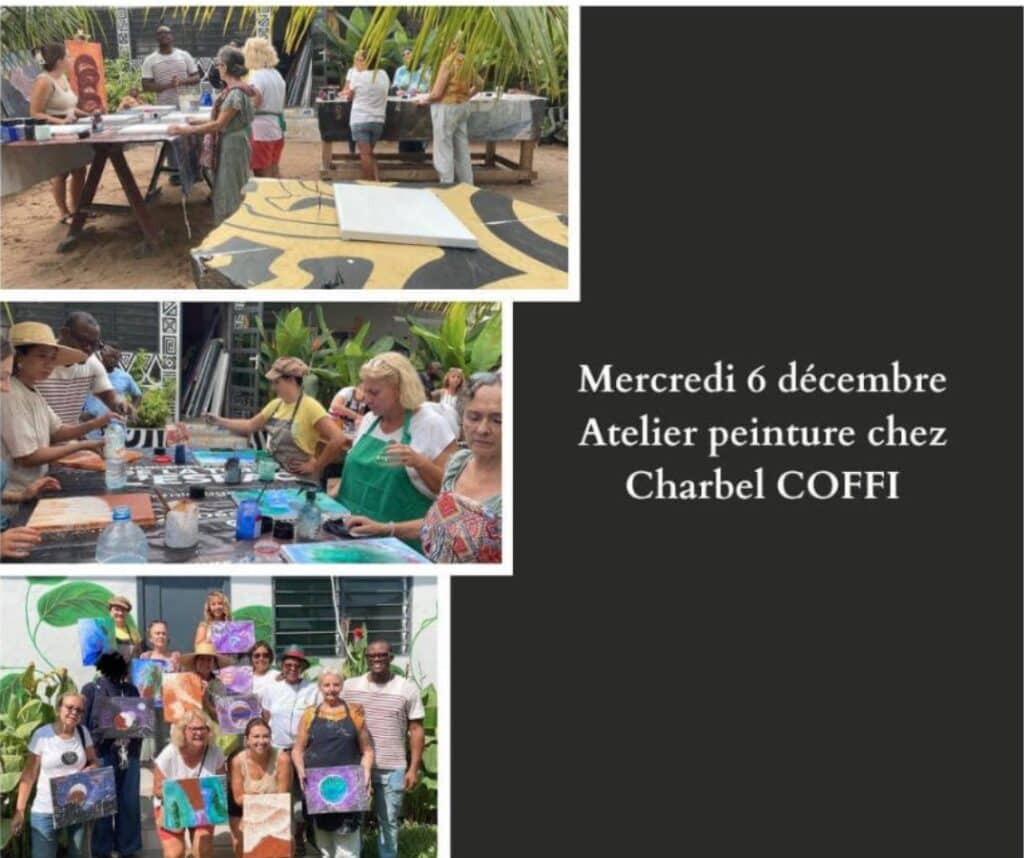 Cotonou Accueil: Atelier peinture